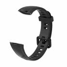 For Honor Band 4 / 5 MIJOBS Breathable Silicone Watch Band(Black) - 1