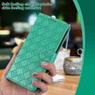 For Samsung Galaxy S20+ Embossed Big Small Concentric Squares Pattern Horizontal Flip Leather Case with Card Slot & Holder & Wallet(Green) - 7