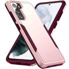 For Samsung Galay S21 5G Pioneer Armor Heavy Duty PC + TPU Shockproof Case(Pink) - 1