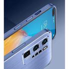 For Huawei P40 Cool Sharp Series Aluminum Plate Brushed Lens All-inclusive Protective Case(Sky Blue) - 4