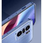 For Xiaomi Redmi K40 / K40 Pro Cool Sharp Series Aluminum Plate Brushed Lens All-inclusive Protective Case(Roland Purple) - 4