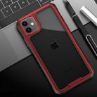 For iPhone 11 iPAKY Shockproof PC + Silicone Air Bag Protective Case(Red) - 1