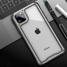 For iPhone 11 Pro Max iPAKY Shockproof PC + Silicone Air Bag Protective Case(Silver) - 1