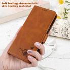 For Xiaomi Redmi Note 8 2021 Embossed Cat Butterflies Pattern Horizontal Flip Leather Case with Card Slot & Holder & Wallet(Orange) - 7