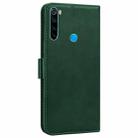 For Xiaomi Redmi Note 8 2021 Embossed Cat Butterflies Pattern Horizontal Flip Leather Case with Card Slot & Holder & Wallet(Green) - 3