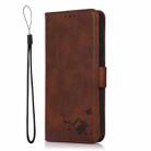 For Xiaomi Redmi Note 10 4G / 10s Embossed Cat Butterflies Pattern Horizontal Flip Leather Case with Card Slot & Holder & Wallet(Brown) - 2