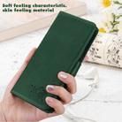 For Xiaomi Redmi Note 10 4G / 10s Embossed Cat Butterflies Pattern Horizontal Flip Leather Case with Card Slot & Holder & Wallet(Green) - 7