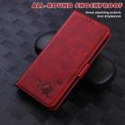 For Xiaomi Mi 11 Embossed Cat Butterflies Pattern Horizontal Flip Leather Case with Card Slot & Holder & Wallet(Red) - 6