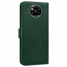 For Xiaomi Poco X3 NFC / X3 Embossed Cat Butterflies Pattern Horizontal Flip Leather Case with Card Slot & Holder & Wallet(Green) - 3