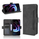 For Motorola Edge 2021 Skin Feel Calf Pattern Horizontal Flip Leather Case with Holder & Card Slots & Photo Frame(Black) - 1