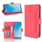 For vivo Y19/U3/U20/Y5S Skin Feel Calf Pattern Horizontal Flip Leather Case with Holder & Card Slots & Photo Frame(Red) - 1