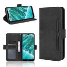 For Nokia C30 Skin Feel Calf Pattern Horizontal Flip Leather Case with Holder & Card Slots & Photo Frame(Black) - 1