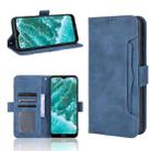 For Nokia C30 Skin Feel Calf Pattern Horizontal Flip Leather Case with Holder & Card Slots & Photo Frame(Blue) - 1