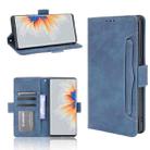 For Xiaomi Mi Mix 4 Skin Feel Calf Pattern Horizontal Flip Leather Case with Holder & Card Slots & Photo Frame(Blue) - 1