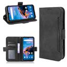 For UMIDIGI Bison Pro Skin Feel Calf Pattern Horizontal Flip Leather Case with Holder & Card Slots & Photo Frame(Black) - 1