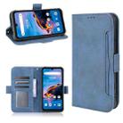 For UMIDIGI Bison Pro Skin Feel Calf Pattern Horizontal Flip Leather Case with Holder & Card Slots & Photo Frame(Blue) - 1