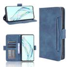 For ZTE Axon 30 5G Skin Feel Calf Pattern Horizontal Flip Leather Case with Holder & Card Slots & Photo Frame(Blue) - 1