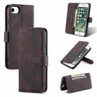 For iPhone SE 2022 / SE 2020 / 8 / 7 AZNS Dream II Skin Feel PU+TPU Horizontal Flip Leather Case with Holder & Card Slots & Wallet(Coffee) - 1
