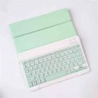 For Lenovo Smart Tab M10 HPD Plus TB-X606F 10.3 inch LX103 Solid Color Detachable Square Keycap Bluetooth Keyboard Leather Tablet Case with Stand(Green) - 1