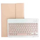 For Lenovo Pad Tab P11 Pro 11.5 inch TB-J706F LX115 Solid Color Detachable Square Keycap Bluetooth Keyboard Leather Tablet Case with Stand(Pink) - 1