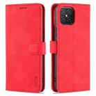 For Huawei nova 8 SE AZNS Skin Feel Calf Texture Horizontal Flip Leather Case with Card Slots & Holder & Wallet(Red) - 1