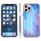 IMD Process Rendering Watercolor Aurora Pattern TPU + PC Shockproof Case For iPhone 13(Blue) - 1