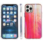 IMD Process Rendering Watercolor Aurora Pattern TPU + PC Shockproof Case For iPhone 13 Pro Max(Red) - 1