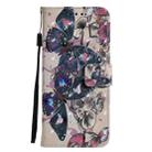 3D Painted Pattern Horizontal Flip Leather Case with Holder & Card Slots & Wallet For iPhone 13 Pro Max(Black Butterfly) - 2