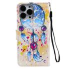3D Painted Pattern Horizontal Flip Leather Case with Holder & Card Slots & Wallet For iPhone 13 Pro Max(Wind Chimes) - 3