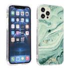 For iPhone 13 Sands Marble Double-sided IMD Pattern TPU + Acrylic Case(Green) - 1