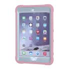 C5 Four Corners Shockproof Silicone + PC Protective Case with Holder For iPad mini 3 / 2 / 1(Rose Gold + Grey) - 3