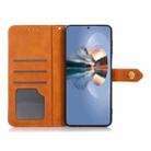 For Xiaomi Mi 11T Pro KHAZNEH Dual-color Cowhide Texture Horizontal Flip Leather Case with Holder & Card Slots & Wallet & Photo Frame(Rose Gold) - 6