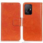 For Xiaomi Mi 11T Pro Nappa Texture Horizontal Flip Leather Case with Holder & Card Slots & Wallet(Orange) - 1
