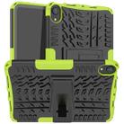 For iPad mini 6 Tire Texture TPU + PC Shockproof Tablet Case with Holder(Green) - 1