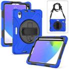 For iPad mini 6 Silicone + PC Protective Tablet Case with Holder & Shoulder Strap(Blue) - 2