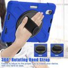 For iPad mini 6 Silicone + PC Protective Tablet Case with Holder & Shoulder Strap(Blue) - 4