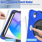 For iPad mini 6 Silicone + PC Protective Tablet Case with Holder & Shoulder Strap(Blue) - 5