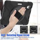 For iPad mini 6 Silicone + PC Protective Tablet Case with Holder & Shoulder Strap(Black) - 4