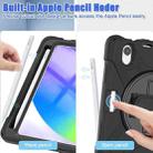 For iPad mini 6 Silicone + PC Protective Tablet Case with Holder & Shoulder Strap(Black) - 5