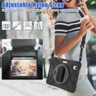 For iPad mini 6 Silicone + PC Protective Tablet Case with Holder & Shoulder Strap(Black) - 7