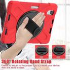 For iPad mini 6 Silicone + PC Protective Tablet Case with Holder & Shoulder Strap(Red) - 4
