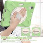For iPad mini 6 Silicone + PC Protective Tablet Case with Holder & Shoulder Strap(Matcha Green) - 4