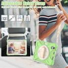 For iPad mini 6 Silicone + PC Protective Tablet Case with Holder & Shoulder Strap(Matcha Green) - 7