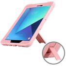 For Samsung Galaxy Tab S3 9.7 T820 C5 Four Corners Shockproof Silicone + PC Protective Case with Holder(Rose Gold) - 5