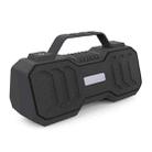 New Rixing NR-4500M Bluetooth 5.0 Portable Outdoor Karaoke Wireless Bluetooth Speaker with Microphone(Grey) - 1