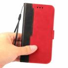 For Infinix Hot 10 Play Business Stitching-Color Horizontal Flip PU Leather Case with Holder & Card Slots & Photo Frame(Red) - 7