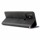 For Infinix Hot 10 Business Stitching-Color Horizontal Flip PU Leather Case with Holder & Card Slots & Photo Frame(Grey) - 4