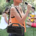 New Rixing NR-6011M Bluetooth 5.0 Portable Outdoor Karaoke Wireless Bluetooth Speaker with Microphone & Shoulder Strap(Blue) - 4