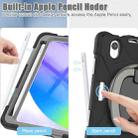 For iPad mini 6 Silicone + PC Protective Tablet Case with Holder & Shoulder Strap(Black+Grey) - 5