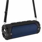 New Rixing NR-6013 Bluetooth 5.0 Portable Outdoor Wireless Bluetooth Speaker with Shoulder Strap(Blue) - 1